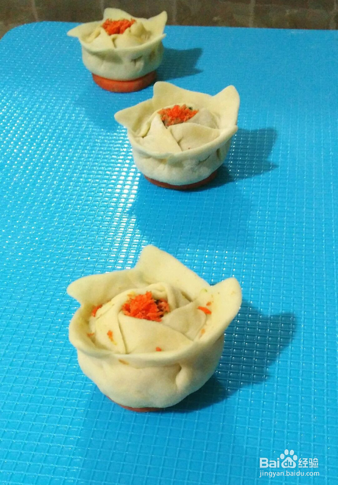 花式素蒸饺的做法