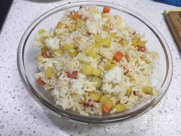 胡萝卜土豆炒米饭