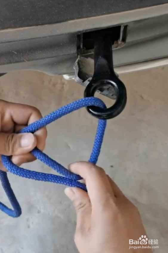 打盘龙扣大型拖车结的小妙招