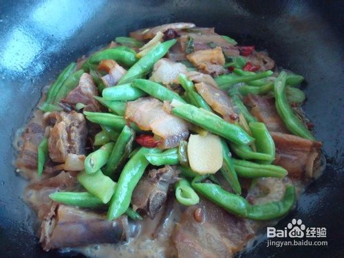 四季豆烧腊肉