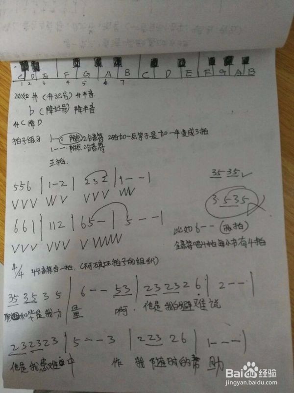 自学钢琴电子琴乐理五线谱通过教学教程视频入门