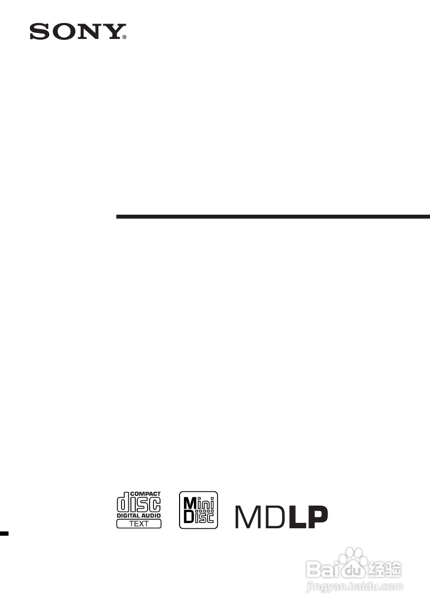 索尼CMT-CP505MD迷你组合音响使用说明书:[1]