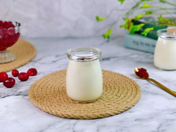 自制蔓越莓果酱酸奶