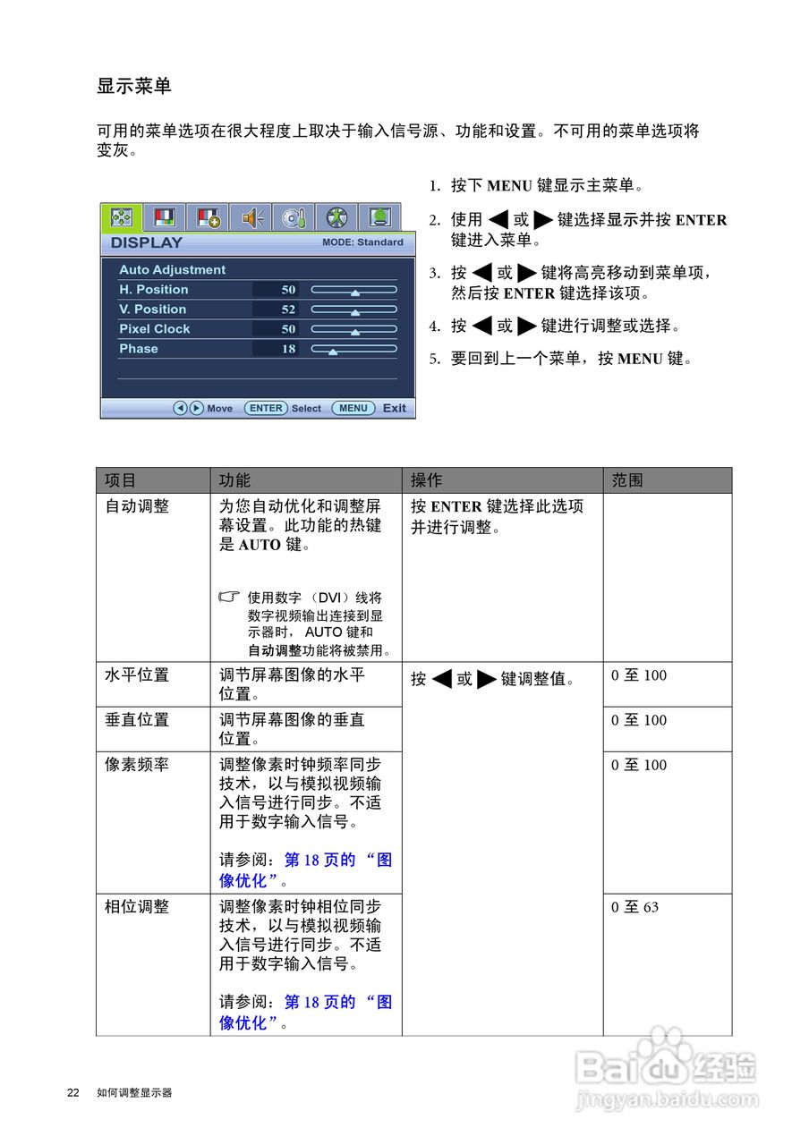 明基BL2201M液晶显示器说明书:[3]