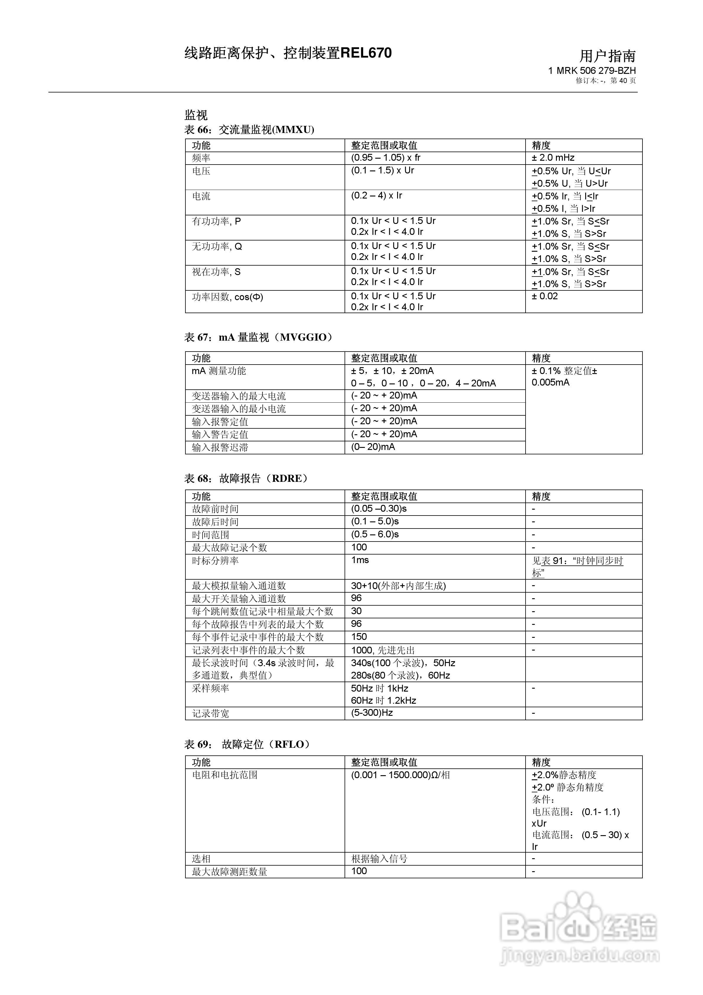 ABB REL670线路距离保护/控制装置说明书:[4]