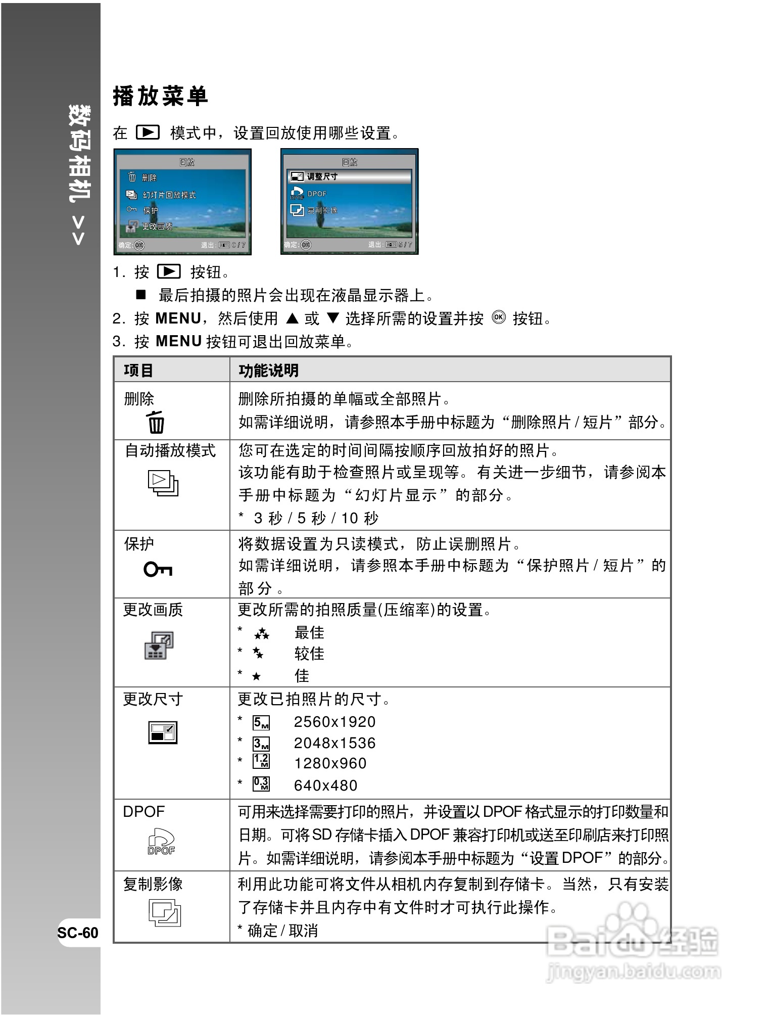 拍得丽 IQ DIGITAL 58e型数码相机使用说明书:[6]