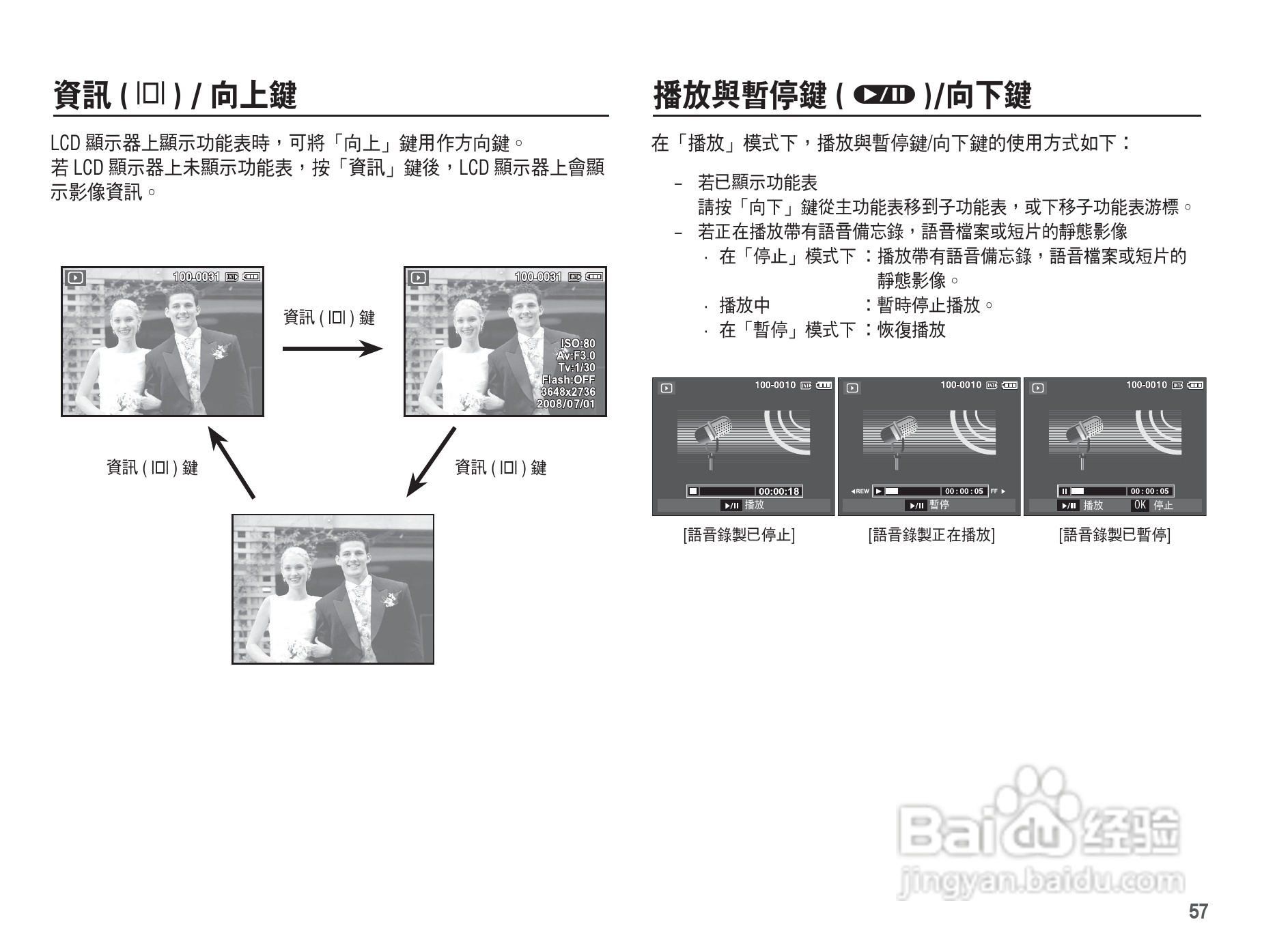 三星L201数码相机使用说明书:[6]