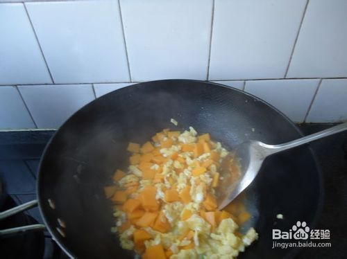 南瓜鸡蛋面片汤