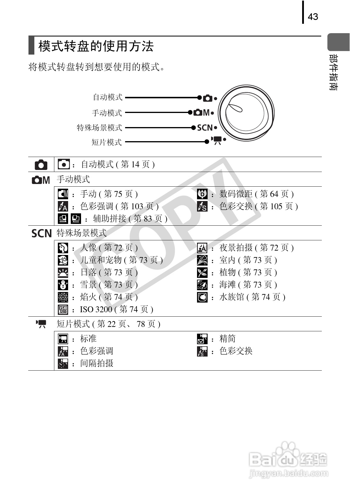 佳能DIGITAL IXUS 970 IS数码相机使用说明书:[5]