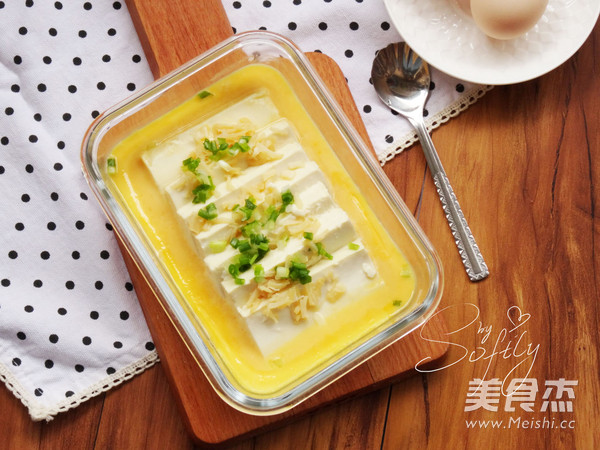 瑶柱嫩豆腐蒸水蛋
