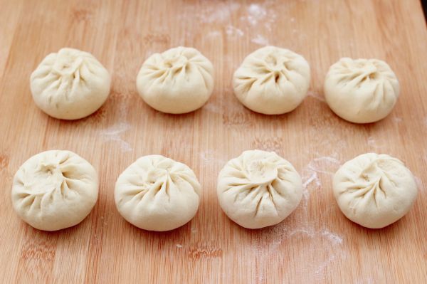 #美食视频挑战赛#鹅蛋扇贝西葫芦蒸包