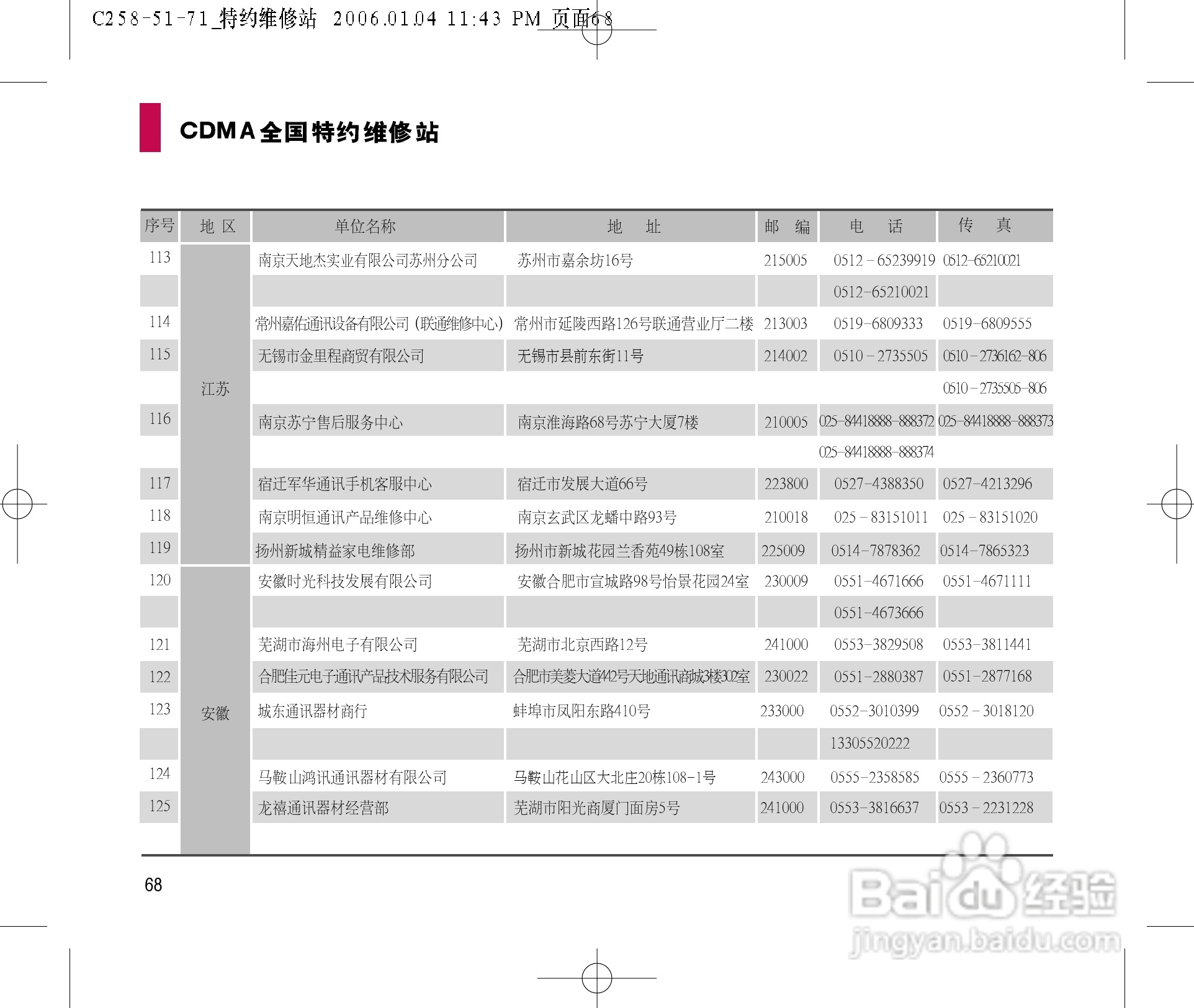 LG LG-258手机使用说明书:[7]