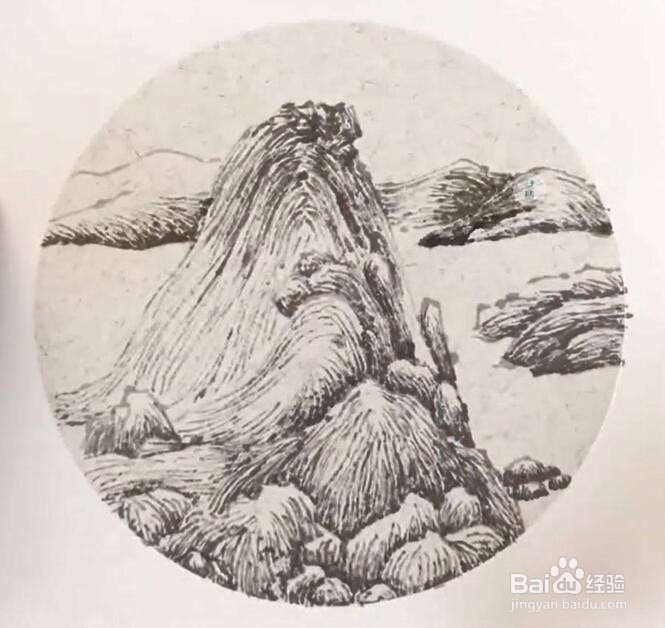 国画淡彩山水教程步骤详解