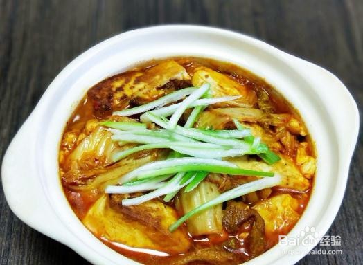 泡菜炖豆腐的制作方法,五分钟包你学会!