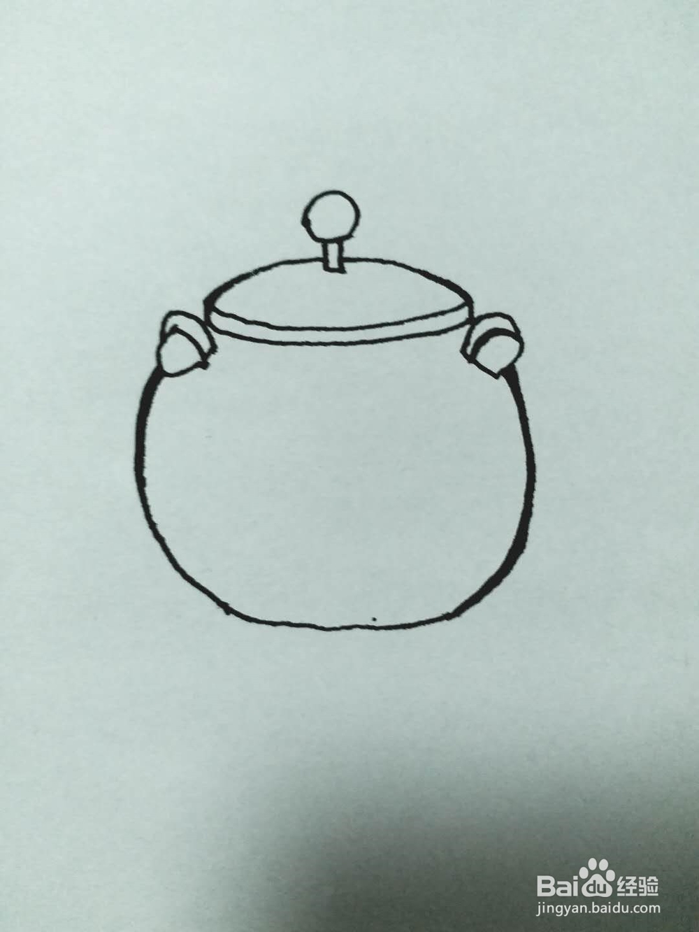 茶壶的简笔画法