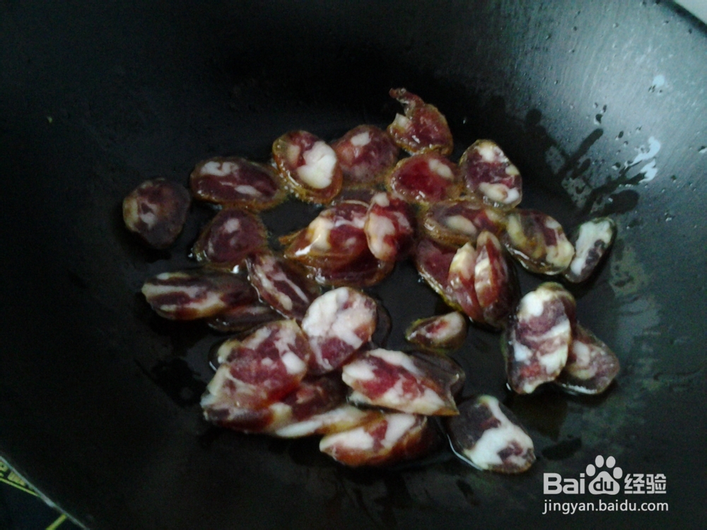 小炒-小腊肠炒鸡蛋