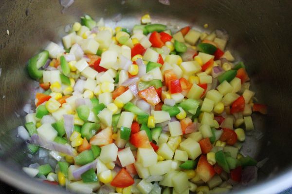 芝士时蔬吐司盏