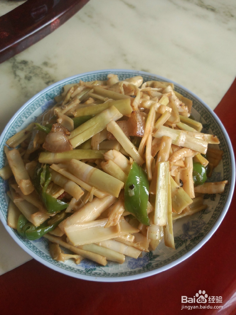 家常美味：[1]竹笋炒肉