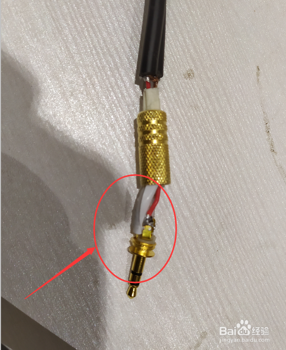 3.5转莲花音频线3.5插头坏怎么修