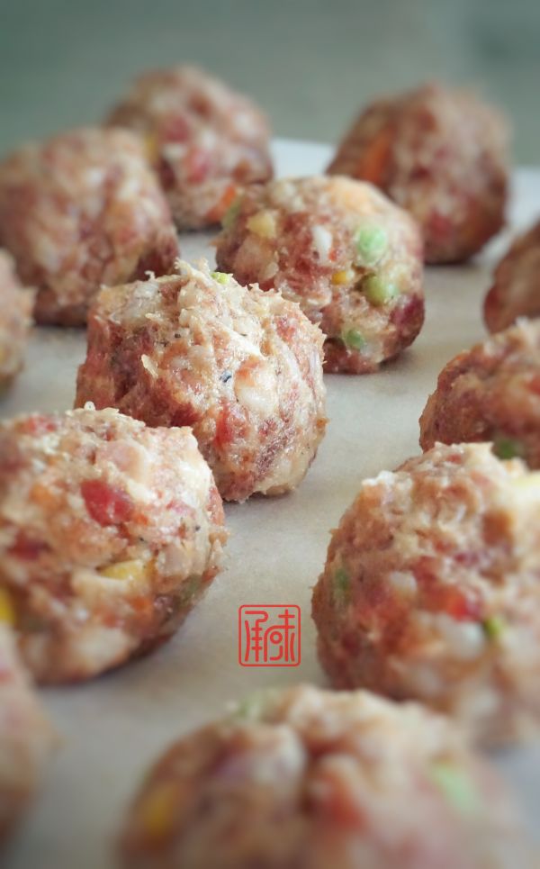 藤椒彩蔬牛肉丸