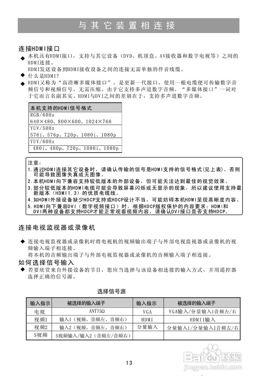 海信TLM22V88液晶使用说明书:[2]