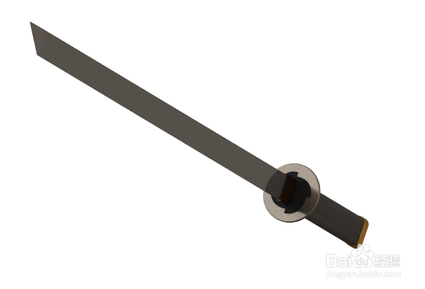 SolidWorks如何画东洋剑