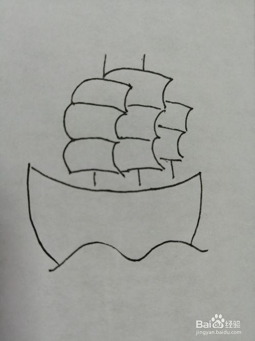 简笔画帆船怎么画
