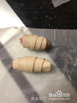 手抓饼卷香肠