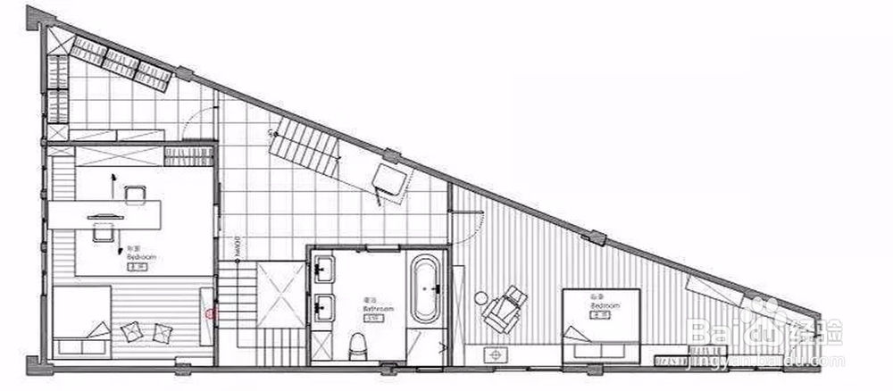 卧室门在中间怎么装修