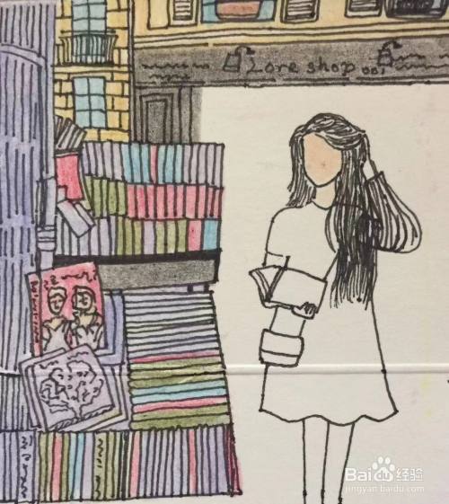 彩铅画教程之大学生路易斯