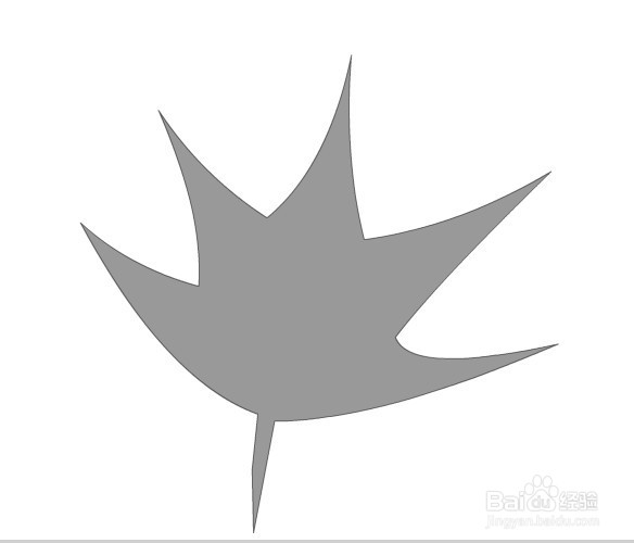 绘制梧桐树叶的方法