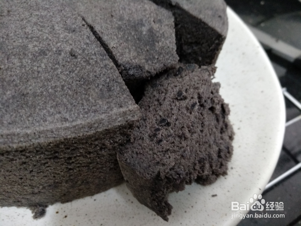 赞不绝口的黑芝麻黑米糕