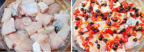 香辣十足的清蒸鱼——清蒸豉香剁椒鱼块