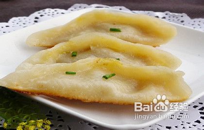 自制蟹肉皮冻煎饺