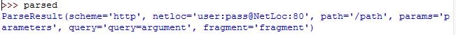 Python教程：[19]urlunparse()用法