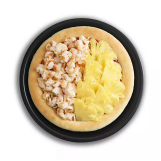 daogrs嵌入式烤箱食谱之菠萝海鲜双拼披萨