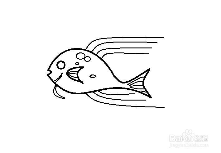 燕鱼简笔画图片