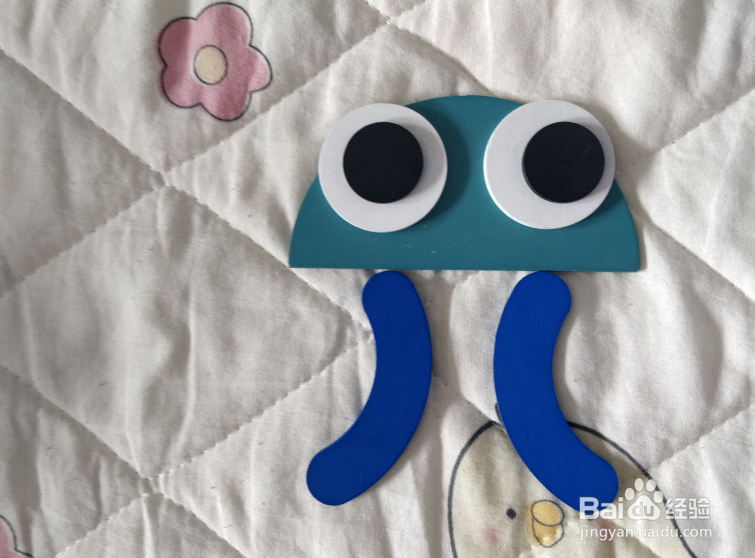 用形状积木怎么拼一只乌贼？