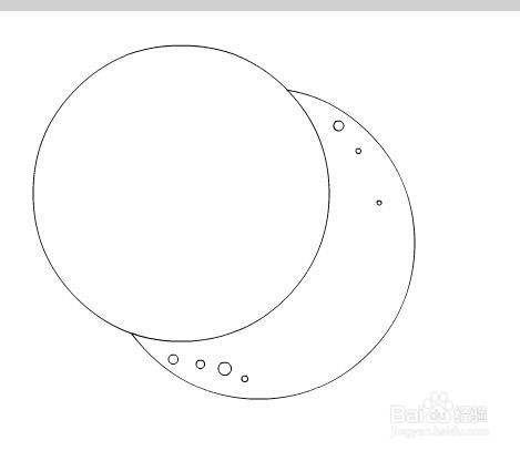 flash绘制一个卡通月牙