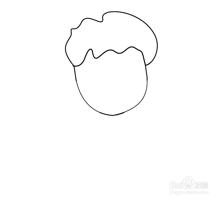 抗击疫情戴口罩简笔画