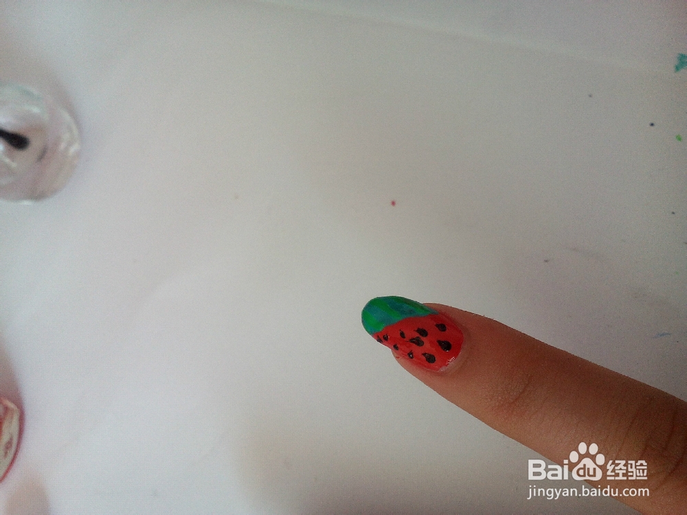 水果盛宴西瓜美甲