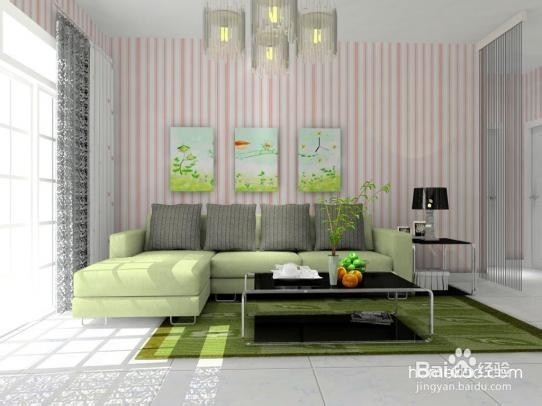 清新婉约的客厅给你带来秋天的凉意