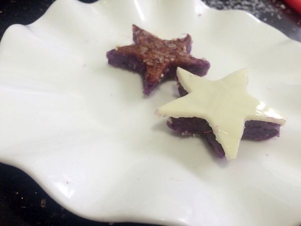 紫薯糯米奶酪饼