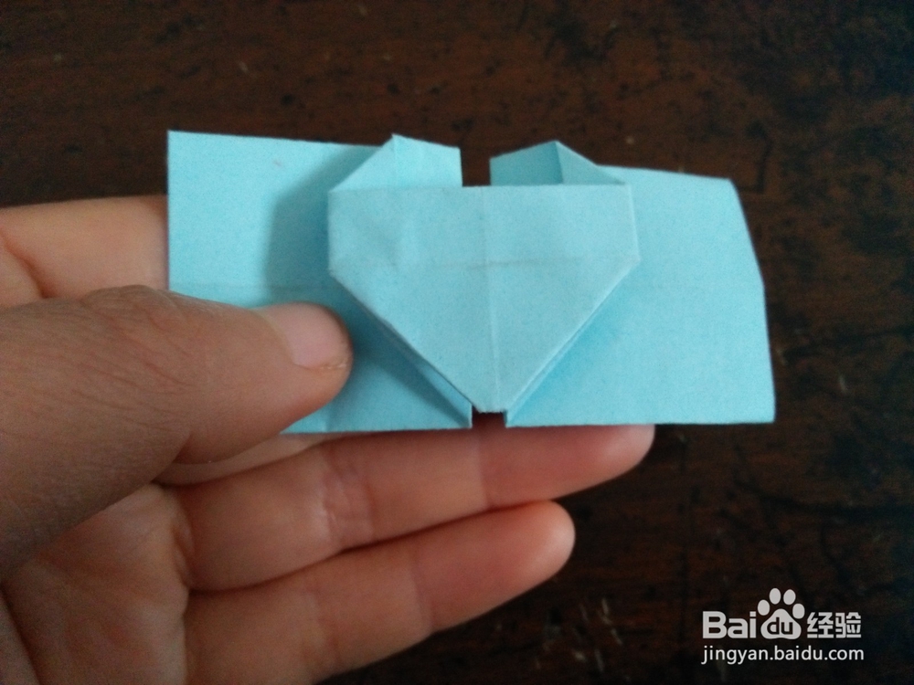 带有心形的蝴蝶怎么折