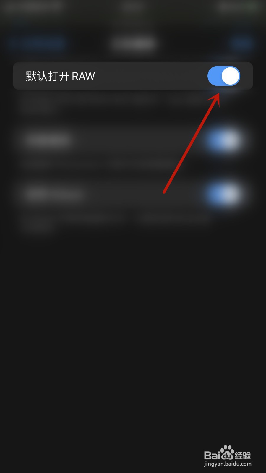 Photomator如何关闭默认打开RAW
