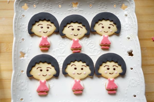 樱桃小丸子翻糖饼干