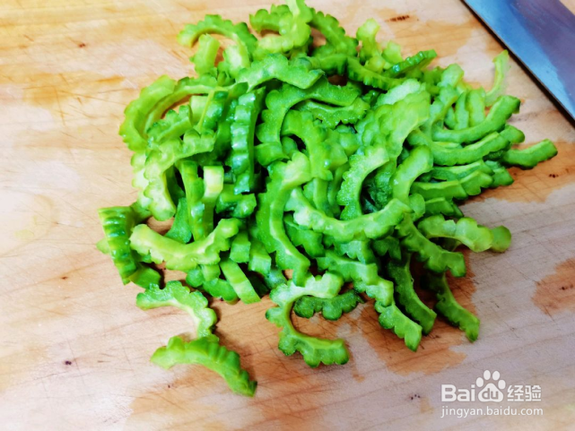 凉拌苦瓜的做法