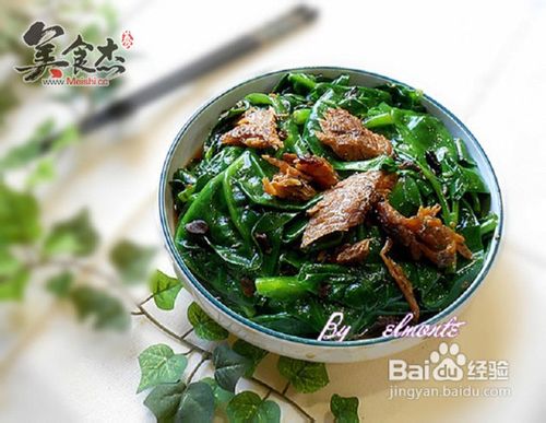 豆豉鲮鱼炒潺菜的作法