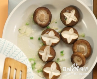 家常香菇油菜的做法