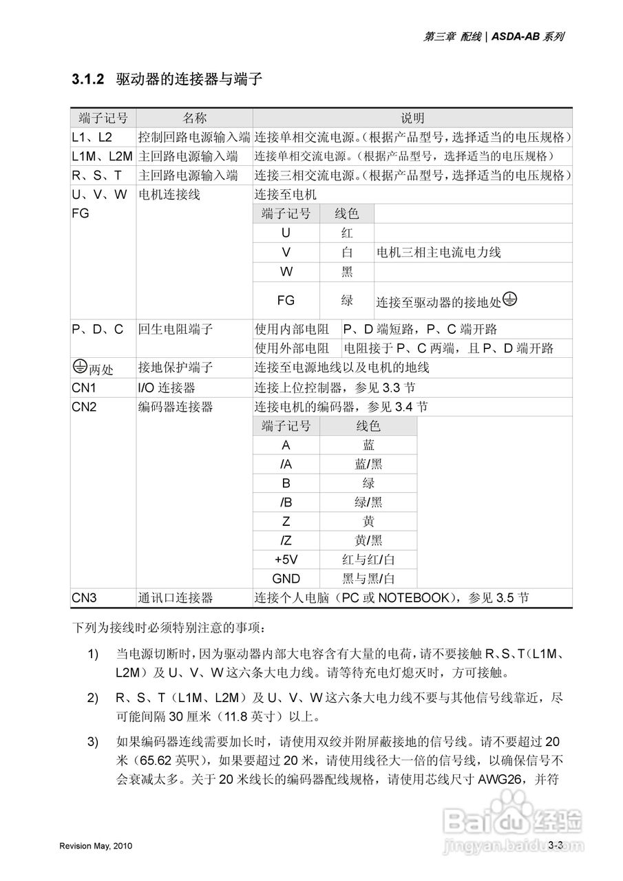 台达ASDA-AB伺服驱动器使用手冊:[4]